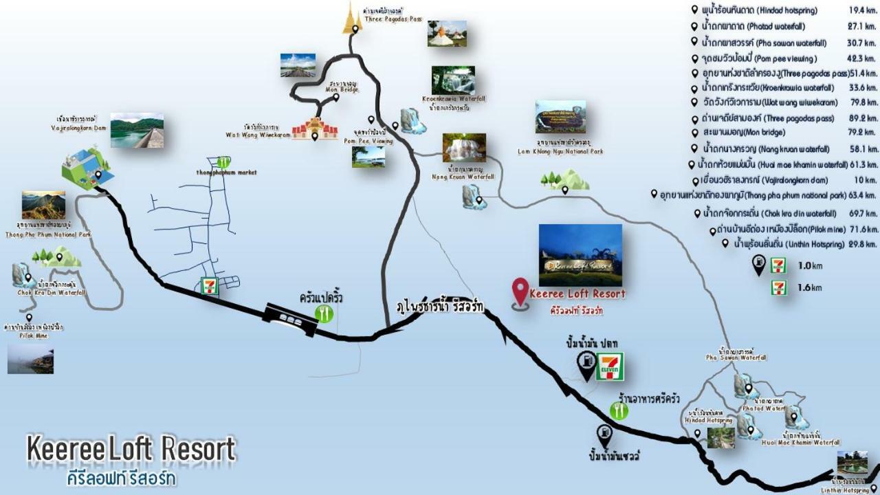 Keeree Loft Resort Thong Pha Phum Bagian luar foto